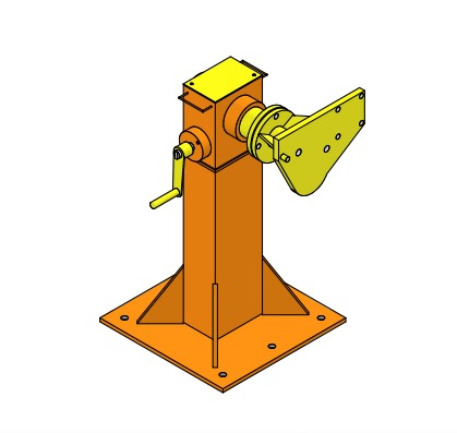 发动机维修用固定柱